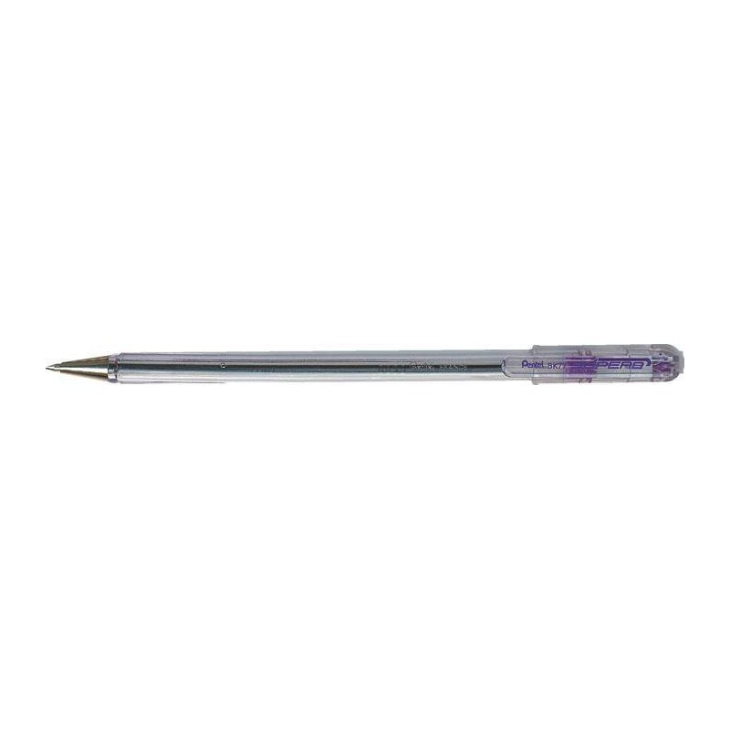 Długopis PENTEL SUPERB BK77-V fioletowy 0.7