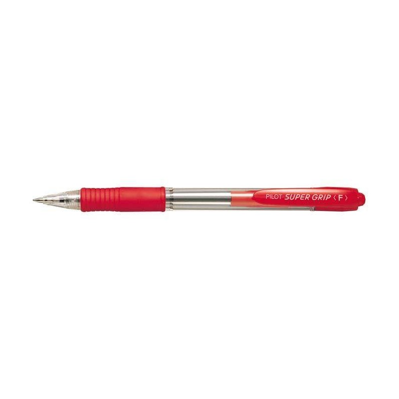 Długopis kulkowy automatyczny PILOT SUPER GRIP BPGP-10R-F-R czerwony 0.7