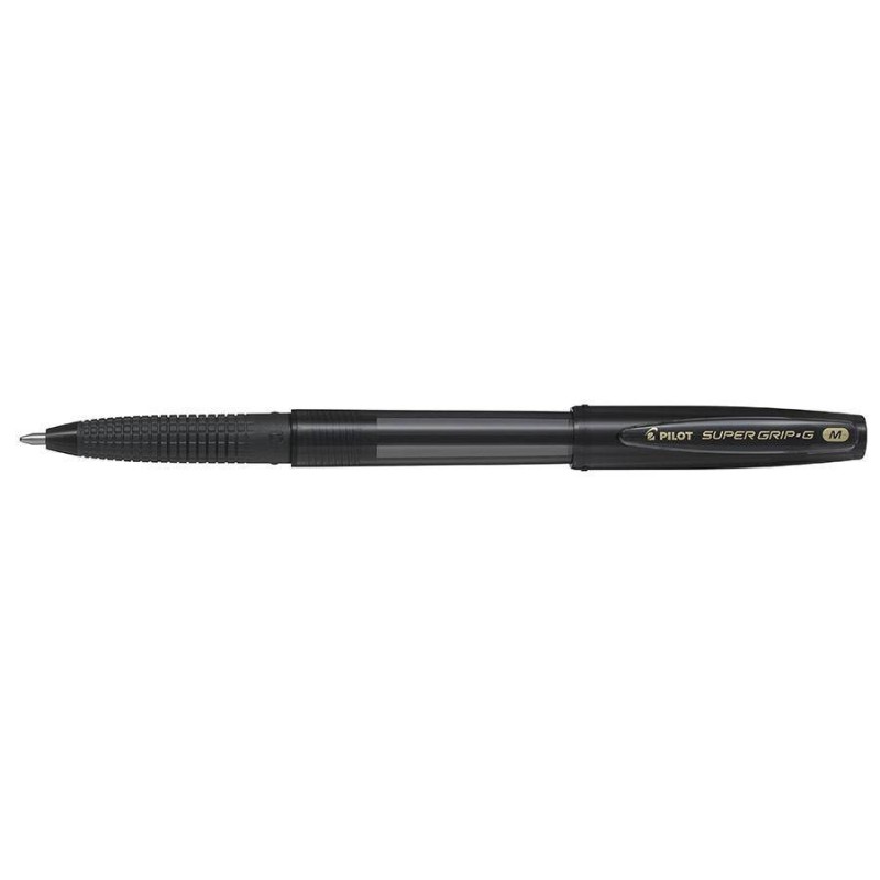 Długopis kulkowy ze skuwką PILOT SUPER GRIP G BPS-GG-F-B czarny 0.7