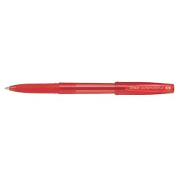 Długopis kulkowy ze skuwką PILOT SUPER GRIP G BPS-GG-F-R czerwony 0.7