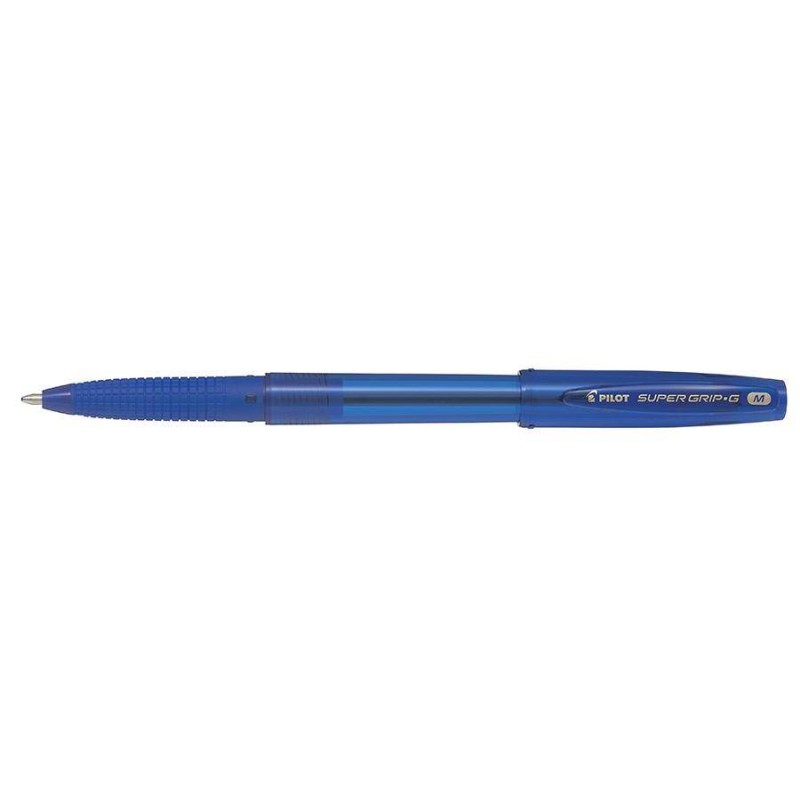 Długopis kulkowy ze skuwką PILOT SUPER GRIP G BPS-GG-F-L niebieski 0.7