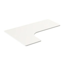 Powerton ERGO EDGE TOP Blat biurka narożnego 160x110-60x2,5 cm, biała