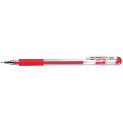 Długopis żelowy PENTEL HYBRID GEL GRIP K116-BE czerwony 0.6