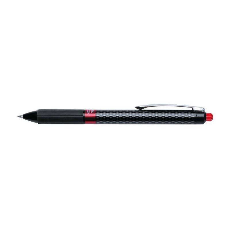 Długopis żelowy automatyczny PENTEL K497-B czerwony 0.7