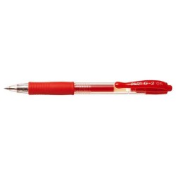 Długopis żelowy automatyczny PILOT G2 BL-G2-5-R czerwony 0.5