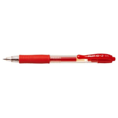 Długopis żelowy automatyczny PILOT G2 BL-G2-5-R czerwony 0.5
