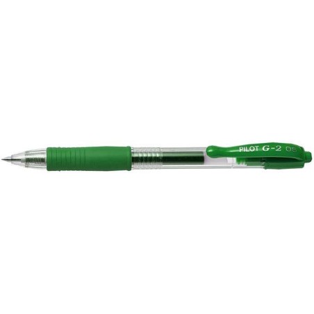 Długopis żelowy automatyczny PILOT G2 BL-G2-5-G zielony 0.5