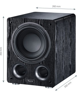 Subwoofer aktywny Magnat Alpha RS8 czarny