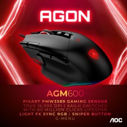 Mysz przewodowa AOC AGM600...