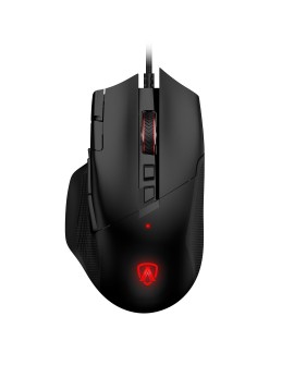 Mysz przewodowa AOC AGM600 Pixart PWM3389 RGB 16000 DPI czarna