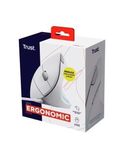 Mysz TRUST Verto ERGO vertical ergonomic White