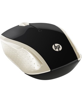 Mysz HP Wireless Mouse 200 Silk Gold bezprzewodowa czarno-złota 2HU83AA
