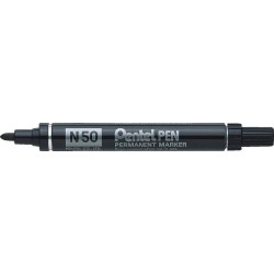 Marker permanentny PENTEL N50-A czarny okrągła 4.3mm