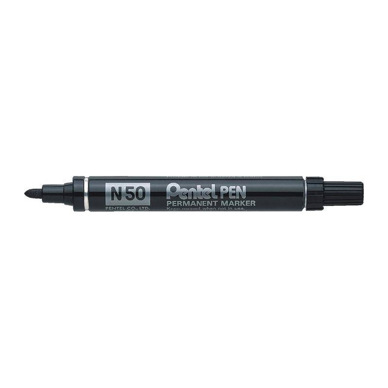 Marker permanentny PENTEL N50-A czarny okrągła 4.3mm