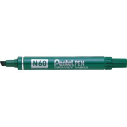 Marker permanentny PENTEL N60-D zielony ścięta