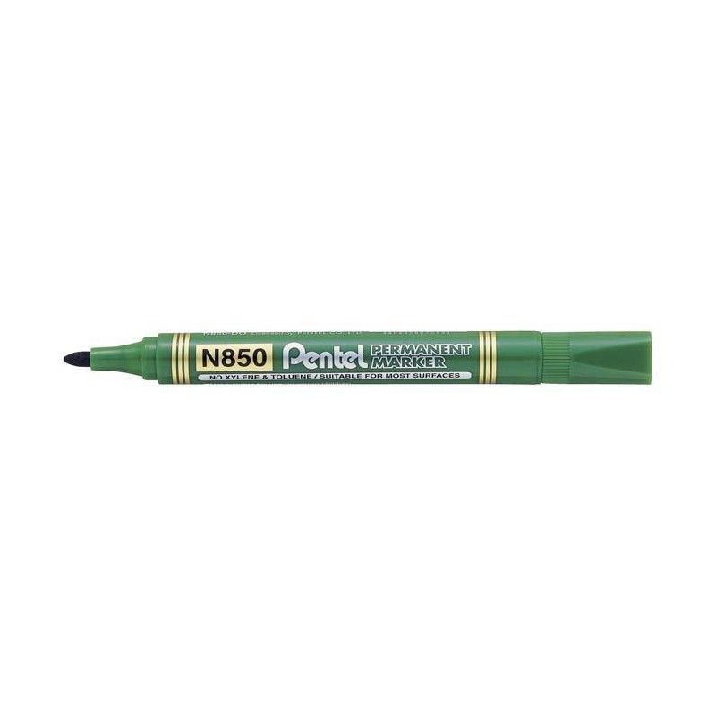 Marker permanentny PENTEL N850-D zielony okrągła 4.5mm