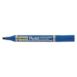 Marker permanentny PENTEL N860-C niebieski ścięta