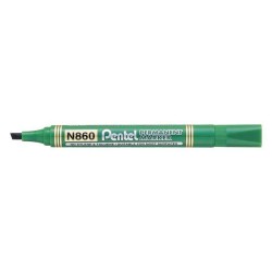 Marker permanentny PENTEL N860-D zielony ścięta