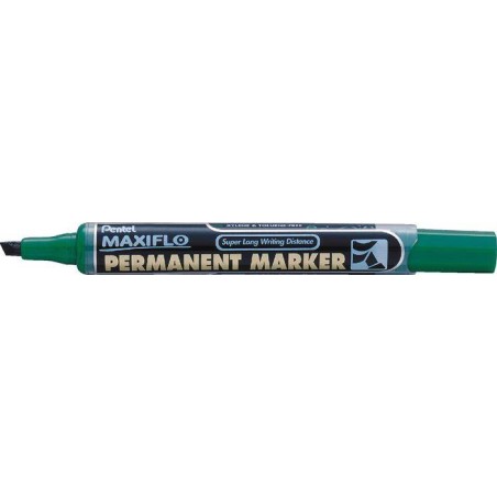 Marker permanentny PENTEL MAXFILO NLF60-D zielony ścięta 2.0-4.5mm
