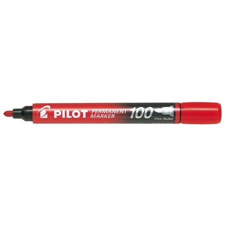 Marker permanentny PILOT SCA-100-R czerwony okrągła 4.5mm