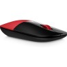 Mysz HP Z3700 Wireless Mouse Red bezprzewodowa czarno-czerwona V0L82AA