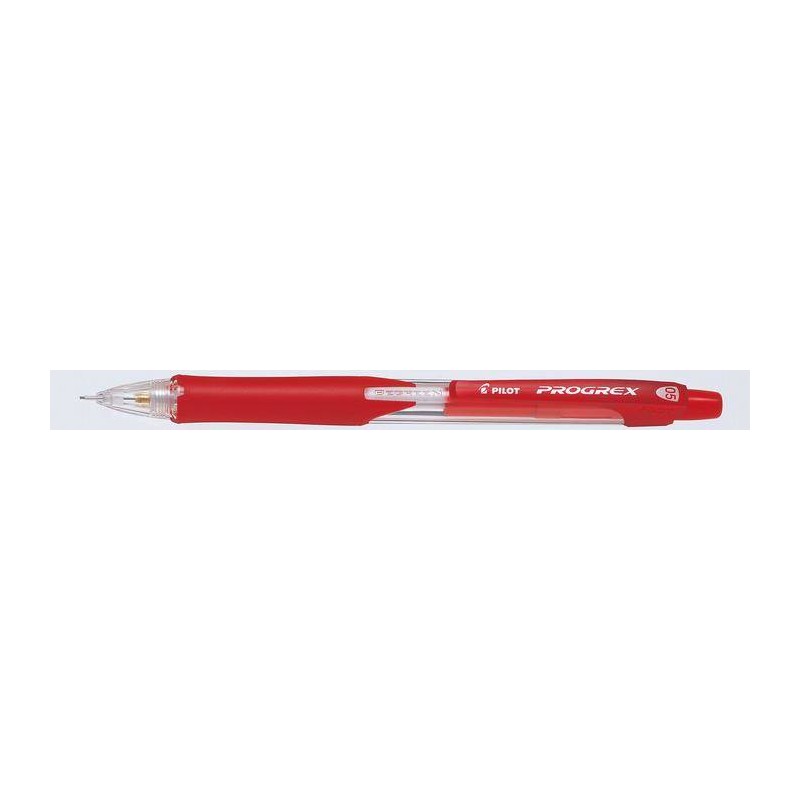 Ołówek automatyczny z gumką PILOT PROGREX H-125-SL-R-BG czerwony 0.5