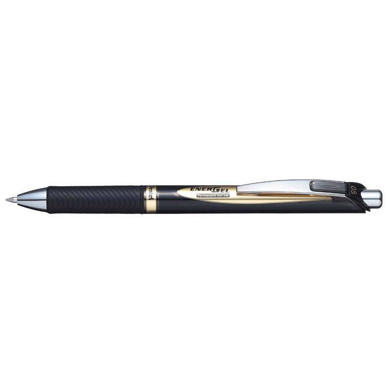Długopis kulkowy PENTEL EnerGel BLP75-A czarny 0.7 czarna obudowa