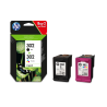 Zestaw tuszy HP 302 Czarny i tri-color (X4D37AE)