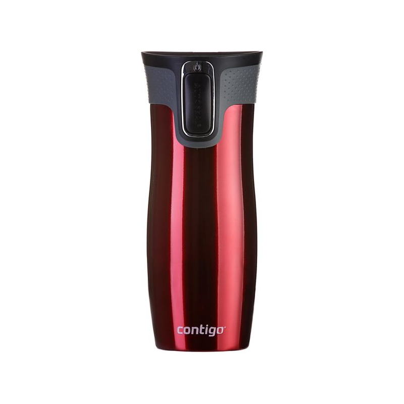 Kubek termiczny podwójne ścianki Contigo West Loop, Red 2.0 470 ml