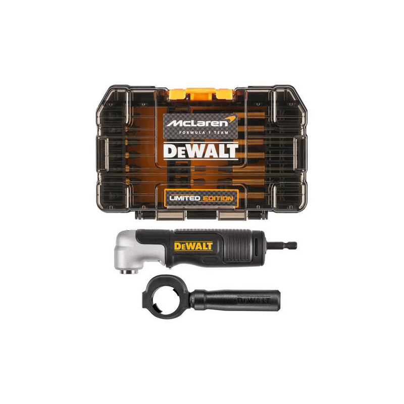 DEWALT MCLAREN zestaw bitów z uchwytem kątowym