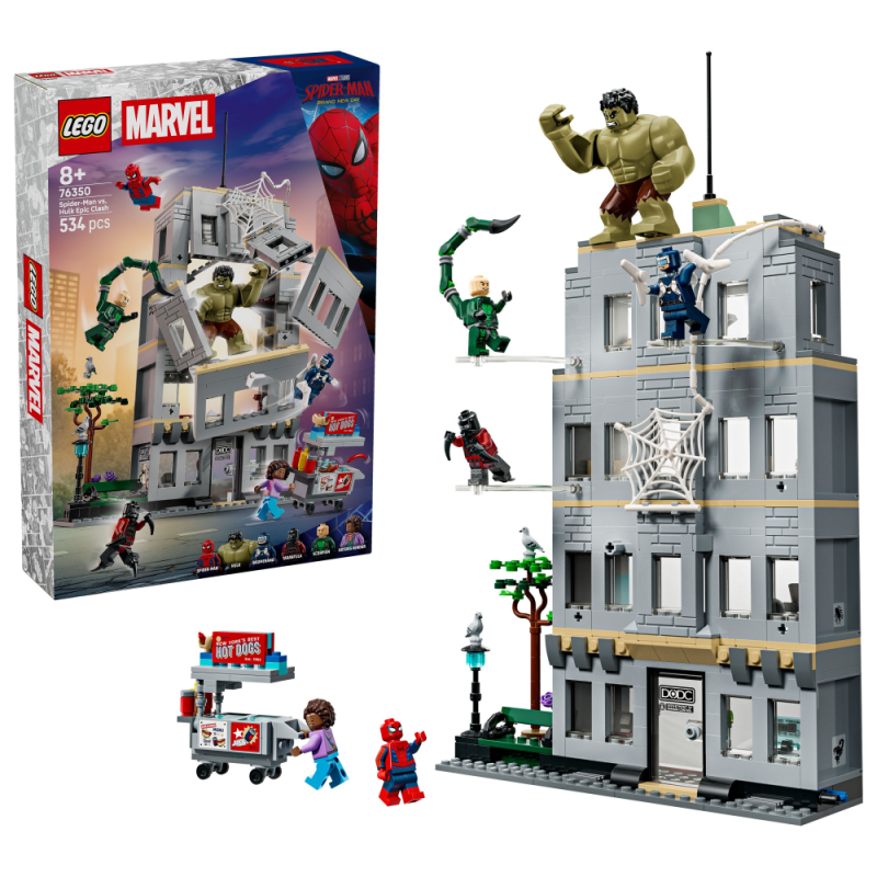 LEGO Super Heroes Epickie starcie: Spider-Man kontra Hulk 76350