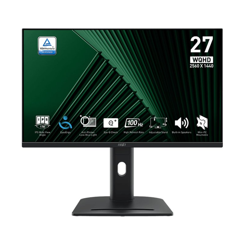 Monitor MSI PRO MP275QPG (27" /IPS /100Hz /2560 x 1440 /Czarny)