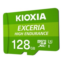 Kioxia Karta pamięci  Exceria High Endurance (M303E), 128GB, microSDXC, LMHE1G128GG2, UHS-I U3 (Class 10)