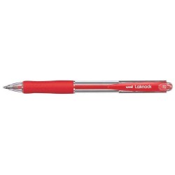 Długopis automatyczny UNI SN-100 66276 czerwony 0.7mm