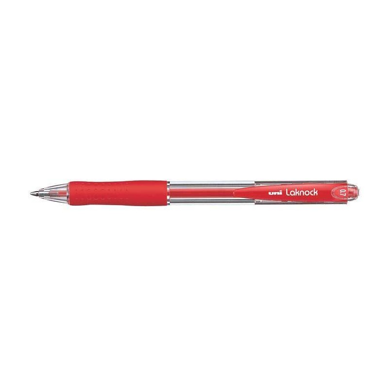 Długopis automatyczny UNI SN-100 66276 czerwony 0.7mm