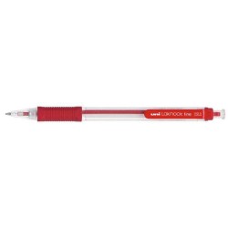 Długopis automatyczny UNI SN-101 138572 czerwony 0.7mm