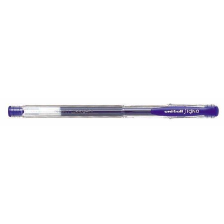 Długopis żelowy UNI UM-100 138697 niebieski 0.5mm obudowa transparentna