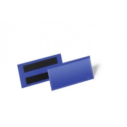 Kieszeń magazynowa magnetyczna 100x38mm DURABLE 174107 niebieska 50szt