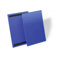 Kieszeń magazynowa pionowa magnetyczna A4 DURABLE 174407 niebieska 50szt