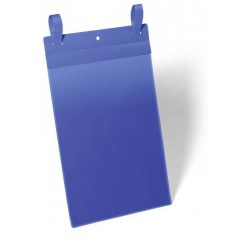 Kieszeń magazynowa pionowa z paskami montażowymi A4 DURABLE 175007 niebieska 50szt