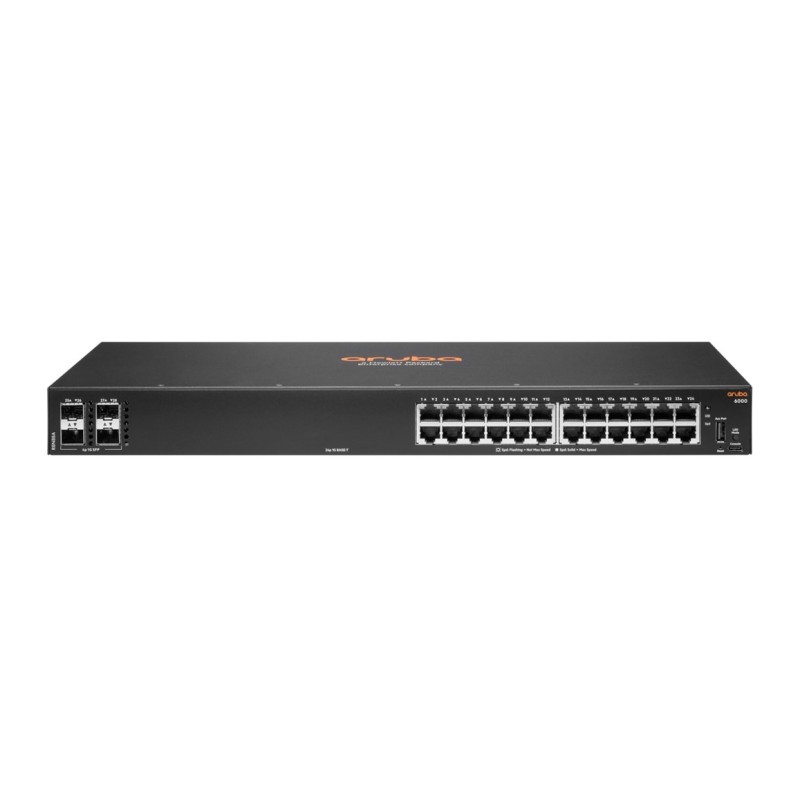 Aruba 6000 24G 4SFP Zarządzany L3 Gigabit Ethernet (10/100/1000) 1U
