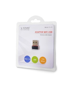 Karta WiFi SAVIO CL-43 (USB 2.0)
