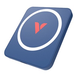 SSD Zewnętrzny Verbatim SnapBack Magnetic SSD, 32076, 2000GB, Blue Metallic, MagSave, 2x kabel USB C, 1TB
