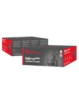 Fotel gamingowy NATEC Genesis Nitro 560 Camo NFG-1532 (kolor czarno-zielony)
