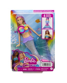Barbie Malibu Syrenka Migoczące światełka Lalka