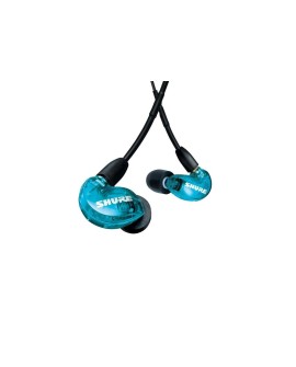 Shure SE215DYBL+UNI-EFS - Słuchawki douszne AONIC215 z pojedynczym przetwornikiem i kablem 3.5mm (niebieskie)