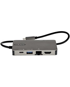 StarTech.com DKT30CHVPD2 stacja dokująca USB 3.2 Gen 1 (3.1 Gen 1) Type-C Czarny, Szary