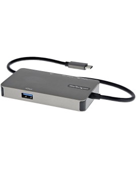 StarTech.com DKT30CHVPD2 stacja dokująca USB 3.2 Gen 1 (3.1 Gen 1) Type-C Czarny, Szary