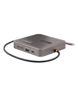 StarTech.com 102B-USBC-MULTIPORT stacja dokująca Przewodowa USB 3.2 Gen 2 (3.1 Gen 2) Type-C Szary