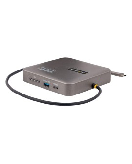StarTech.com 102B-USBC-MULTIPORT stacja dokująca Przewodowa USB 3.2 Gen 2 (3.1 Gen 2) Type-C Szary